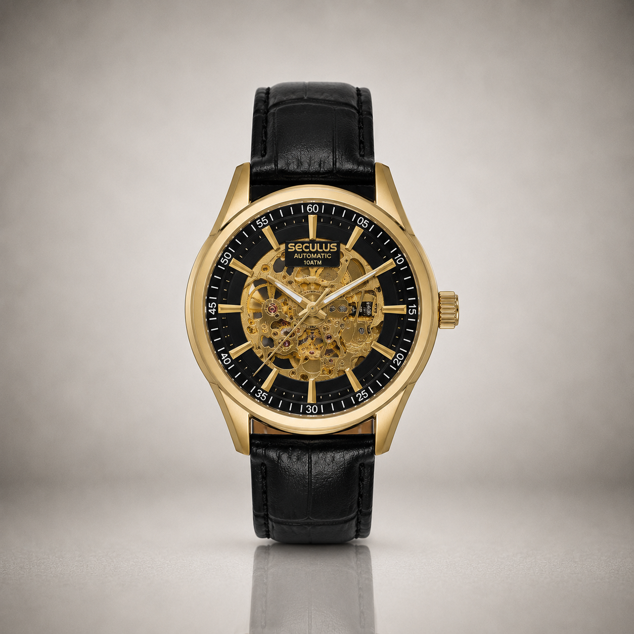 Seculus Skeleton 44304GPSVDC3 — relógio masculino VALORI